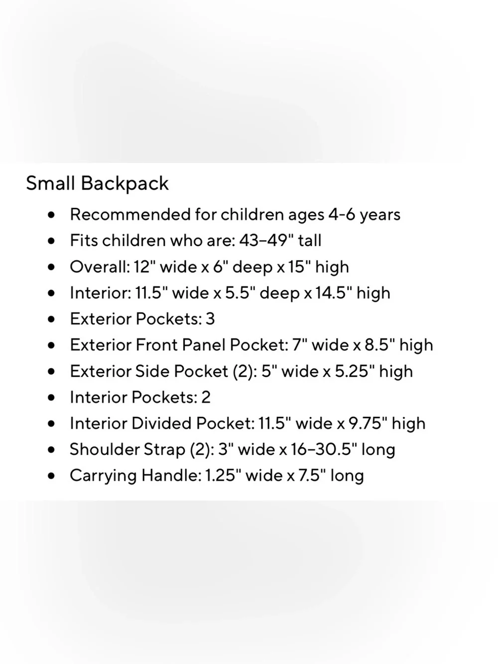 Kids Glitter Ombre Purple Backpack with Chest Straps